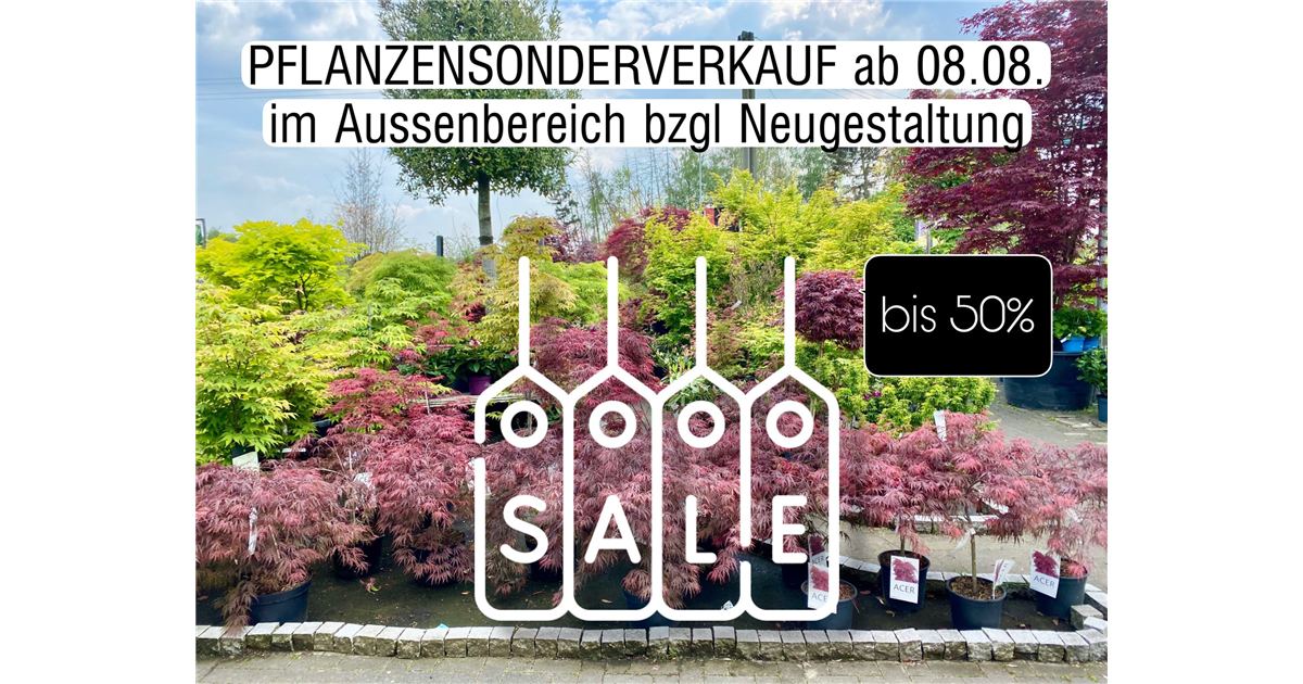 Pflanzenausverkauf Selders Meerbusch